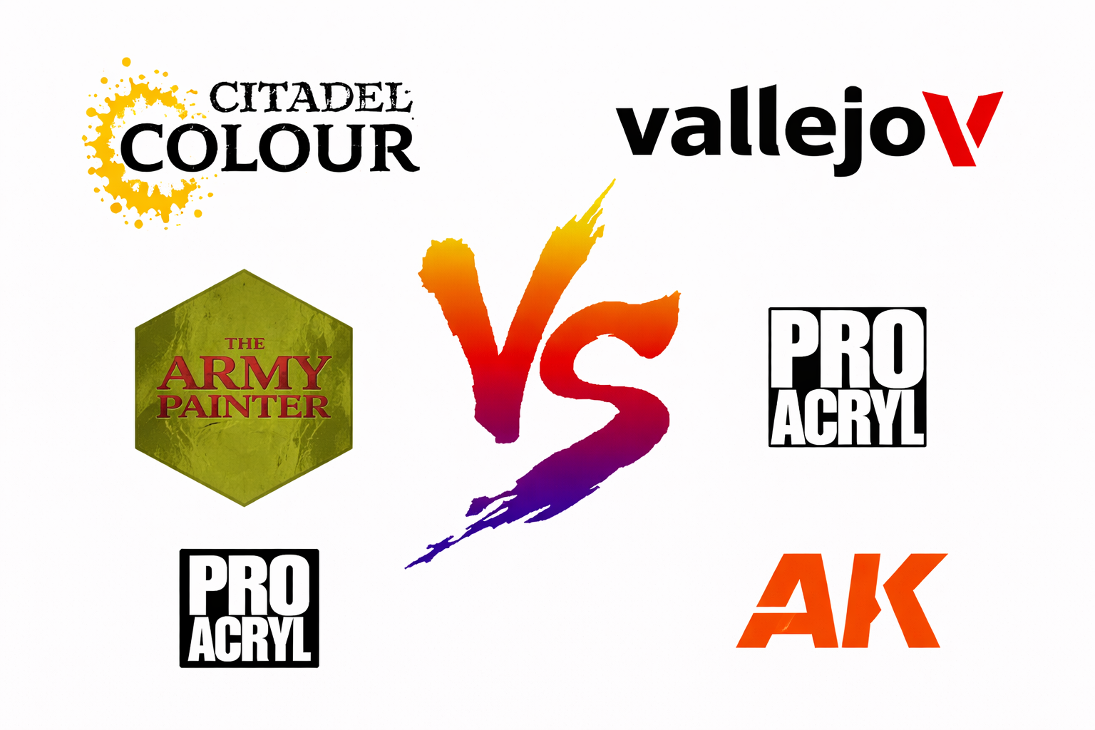 Best value miniature paints for Warhammer, compared by cost per ml