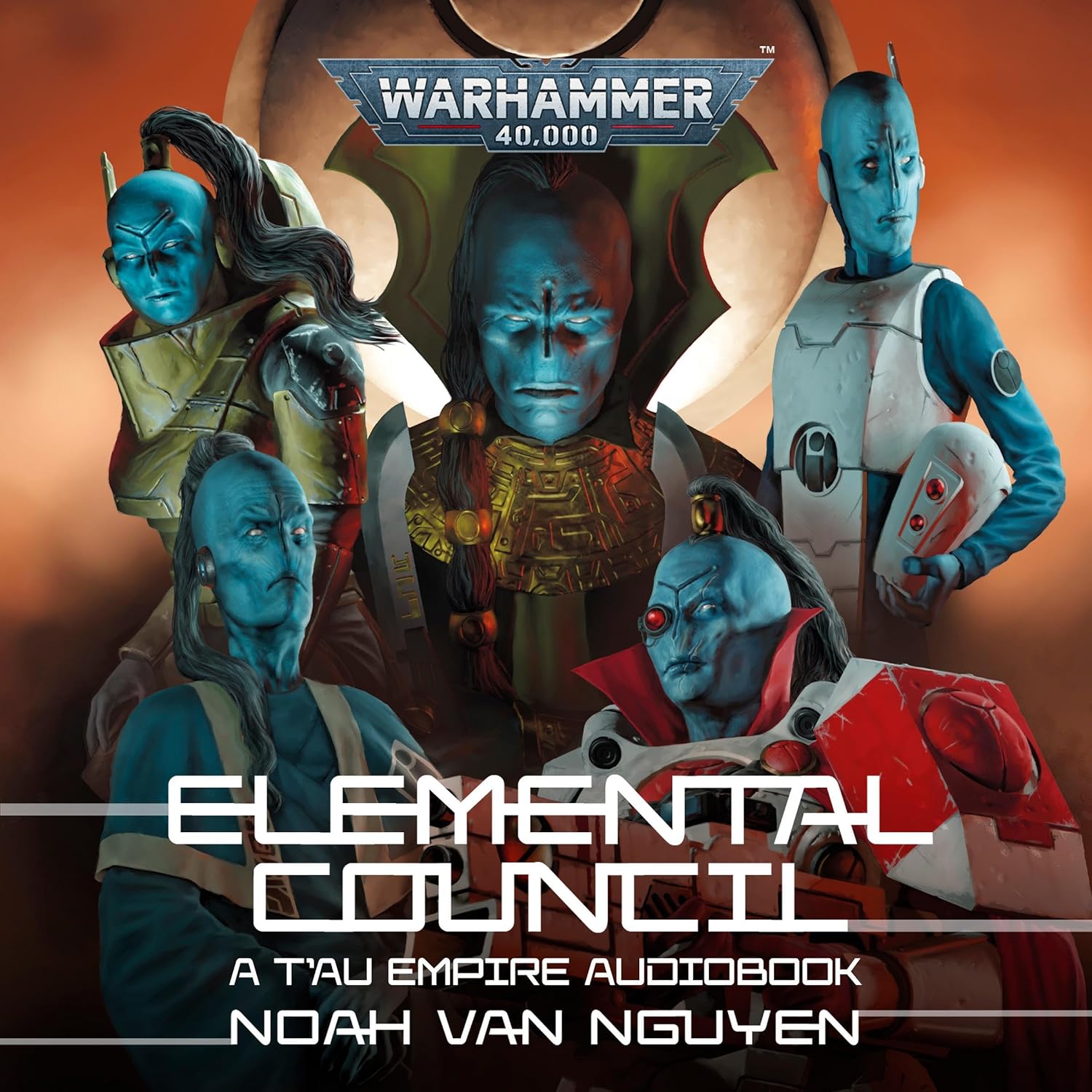 Elemental Council audiobook cover, a T'au Empire audiobook by Noah Van Nguyen